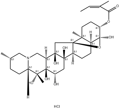 VERATRINE HYDROCHLORIDE 구조식 이미지