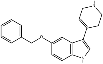5-(Benzyloxy)-3-(1,2,3,6-tetrahydropyridin-4-yl)-1H-indole Structure