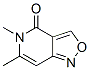 Isoxazolo[4,3-c]pyridin-4(5H)-one, 5,6-dimethyl- (9CI) Structure