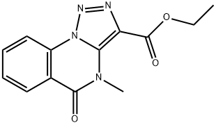 ETHYL 4-METHYL-5-OXO-4,5-DIHYDRO[1,2,3]TRIAZOLO[1,5-A]QUINAZOLINE-3-CARBOXYLATE Structure