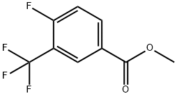 Methyl 4-fluoro-3-(trifluoroMethyl)benzoate Structure