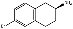 (S)-6-BROMO-2-AMINOTETRALIN Structure