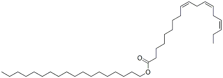 옥타데실(9Z,12Z,15Z)-9,12,15-옥타데카트리에노에이트 구조식 이미지