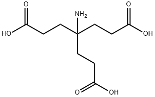 4-AMINO-4-(2-CARBOXYETHYL)-HEPTANEDIOIC ACID Structure