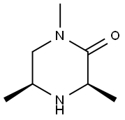 Piperazinone, 1,3,5-TriMethyl- (3R-Cis)- (9CI) Structure