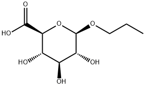 Propyl b-D-glucuronide 구조식 이미지