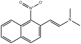 2-(DIMETHYLAMINO)VINYL-1-NITRONAPHTHAL& 구조식 이미지