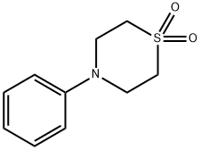 4-PHENYLTHIOMORPHOLINE 1,1-DIOXIDE 구조식 이미지