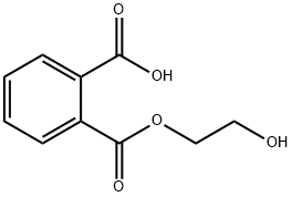 2-hydroxyethyl hydrogen phthalate Structure
