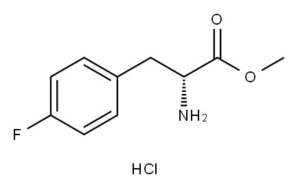 H-P-FLUORO-D-PHE-OME HCL Structure