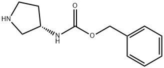 (S)-3-N-CBZ-아미노피롤리딘 구조식 이미지