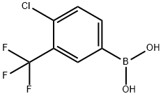 4-Хлор-3-(трифторметил) бензолбороновой кислоты структурированное изображение