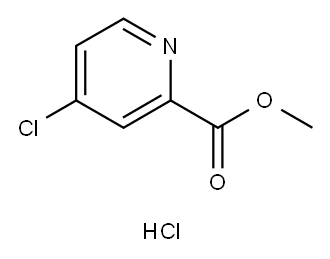 Methyl 4-chloro-2-pyridinecarboxylate hydrochloride 구조식 이미지