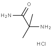 2-Amino-2-methylpropanamide hydrochloride Structure