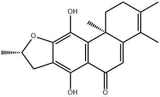 Phenanthro[3,2-b]furan-6(2H)-one, 1,8,9,11b-tetrahydro-7,11-dihydroxy-3,4,9,11b-tetramethyl-, (9S,11bS)- 구조식 이미지