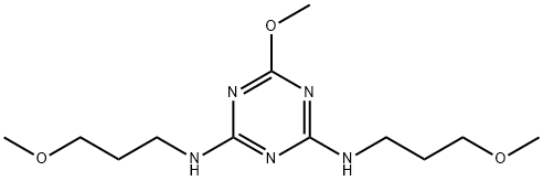 2-Methoxy-4,6-bis(3-methoxypropylamino)-1,3,5-triazine Structure