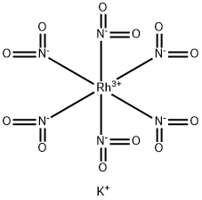 POTASSIUM HEXANITRORHODATE(III) Structure
