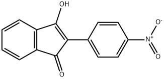 3-HYDROXY-2-(4-NITROPHENYL)-1H-INDEN-1-ONE 구조식 이미지