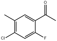 4'-클로로-2'-FLUORO-5'-메틸아세토펜온 구조식 이미지