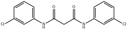 N,N''-BIS-(3-CHLORO-PHENYL)-MALONAMIDE Structure