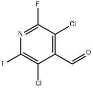 3,5-DICHLORO-2,6-DIFLUOROPYRIDINE-4-CARBOXALDEHYDE Structure