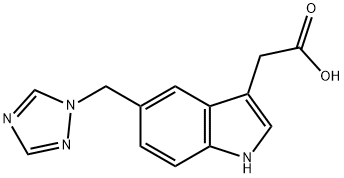 Triazolomethyl-indole-3-acetic Acid 구조식 이미지
