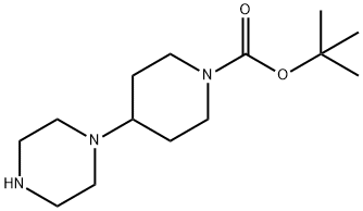 4-PIPERAZIN-1-YL-PIPERIDINE-1-CARBOXYLIC ACID TERT-BUTYL ESTER Structure