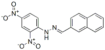 2-Naphthalenecarbaldehyde 2,4-dinitrophenyl hydrazone Structure