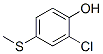 2-클로로-4-(메틸티오)페놀 구조식 이미지