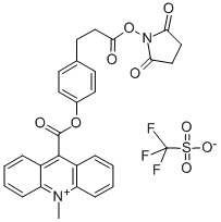 Acridinium C2 NHS Ester Structure