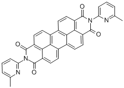2,9-Di((6-methyl-pyrid-2-yl)-anthra2,1,9-def:6,5,10-d'e'f'diisoquinoline-1,3,8,10-tetrone 구조식 이미지