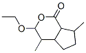 Cyclopenta[c]pyran-1(3H)-one, 3-ethoxyhexahydro-4,7-dimethyl- (9CI) Structure