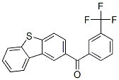 2-(m-Trifluoromethylbenzoyl)dibenzothiophene Structure