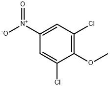 2,6-DICHLORO-4-NITROANISOLE 구조식 이미지