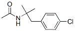 N-[2-(4-클로로페닐)-1,1-디메틸에틸]아세트아미드 구조식 이미지