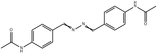 N,N'-[azinobis(methylidyne-4,1-phenylene)]bis(acetamide) Structure