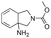 2H-Isoindole-2-carboxylicacid,3a-amino-1,3,3a,7a-tetrahydro-,methylester 구조식 이미지