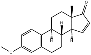 3-Methoxyestra-1,3,5(10),15-tetrene-17-one Structure