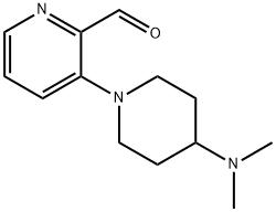 3-(4-(Dimethylamino)piperidin-1-yl)picolinaldehyde Structure