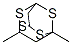 1,5-Dimethyl-2,4,6,8-tetrathiaadamantane Structure
