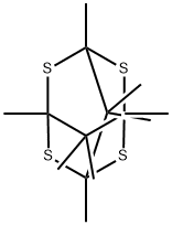 1,3,5,7,9,9,10,10-옥타메틸-2,4,6,8-테트라티아다만탄 구조식 이미지