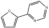 피리미딘,4-(2-푸라닐)-(9Cl) 구조식 이미지