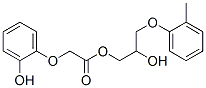 o-하이드록시페녹시아세트산2-하이드록시-3-(o-톨릴옥시)프로필에스테르 구조식 이미지