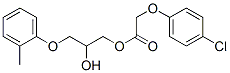 (p-클로로페녹시)아세트산2-히드록시-3-(o-톨릴옥시)프로필에스테르 구조식 이미지