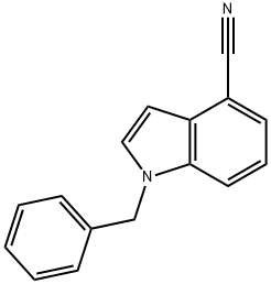1-benzyl-1H-indole-4-carbonitrile(SALTDATA: FREE) Structure