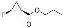 시클로프로판카르복실산,2-플루오로-,프로필에스테르,(1S,2S)-(9CI) 구조식 이미지