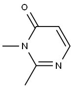 2,3-디메틸피리미딘-4(3H)-온 구조식 이미지