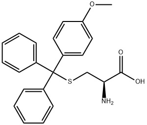 CYSTEINE(4-METHOXYTRITYL)-OH 구조식 이미지