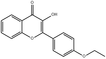 2-(4-Ethoxyphenyl)-3-hydroxy-4H-chromen-4-one, 4-(3-Hydroxy-4-oxo-4H-chromen-2-yl)phenetole Structure