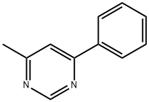 4-메틸-6-페닐피리미딘 구조식 이미지